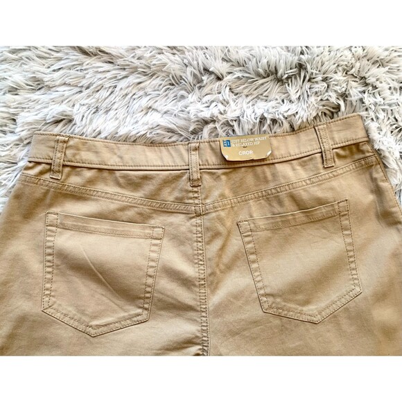 Merona Stretch Fit 1 Cropped Capri Pants Size 10 NWT - Picture 5 of 9